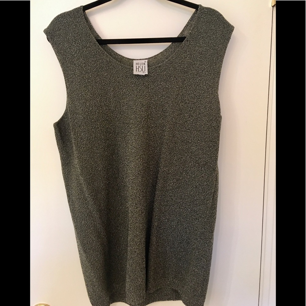 HELEN HSU NY Like New 100% Italian Wool Shell 1X